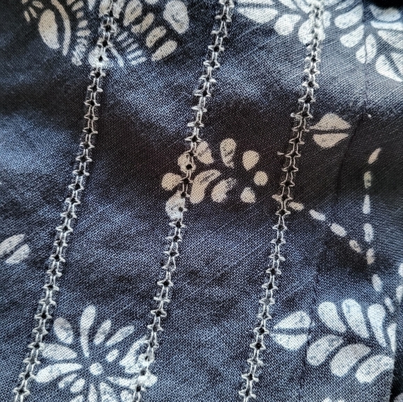 Columbia Floral Pattern Linen Blend Skirt Size M - Picture 2 of 8